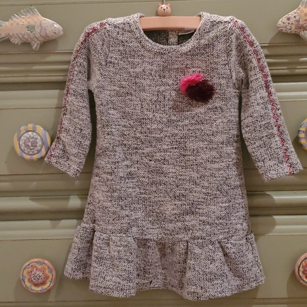 EGG by Susan Lazar girls pom pom dress